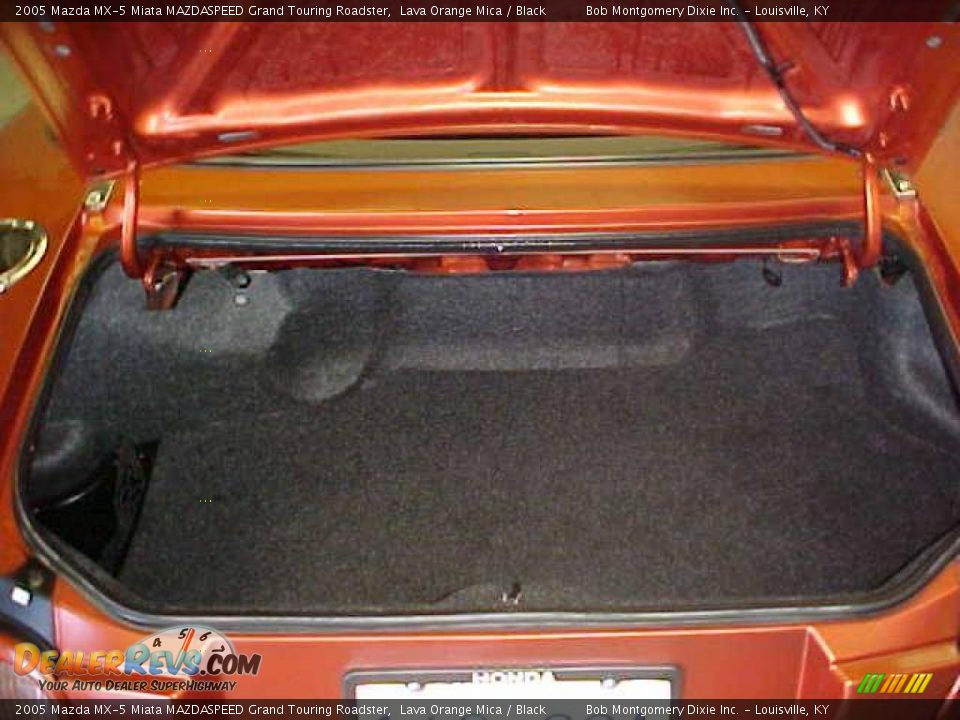 2005 Mazda MX-5 Miata MAZDASPEED Grand Touring Roadster Lava Orange Mica / Black Photo #19