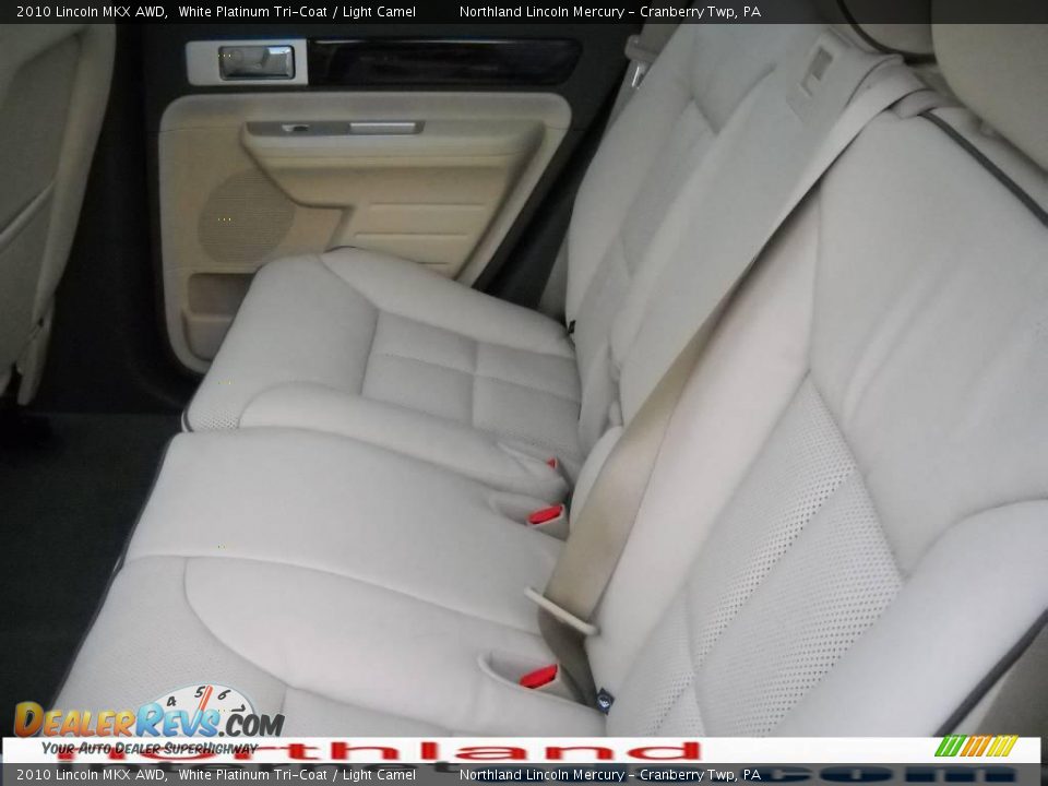 2010 Lincoln MKX AWD White Platinum Tri-Coat / Light Camel Photo #11