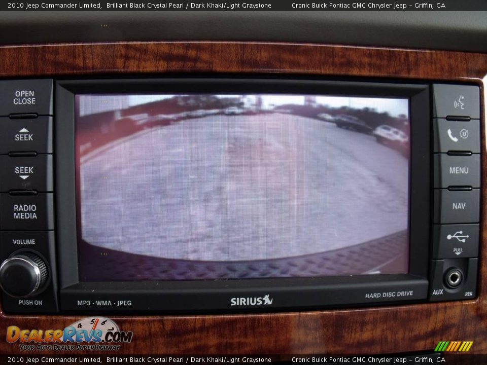 2010 Jeep Commander Limited Brilliant Black Crystal Pearl / Dark Khaki/Light Graystone Photo #22