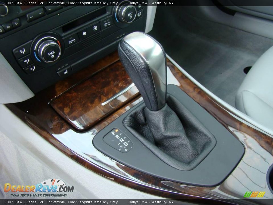 2007 BMW 3 Series 328i Convertible Black Sapphire Metallic / Grey Photo #13