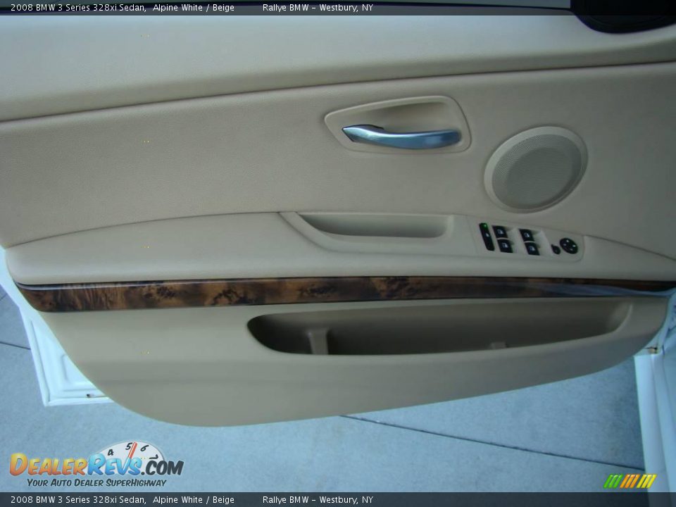 2008 BMW 3 Series 328xi Sedan Alpine White / Beige Photo #7