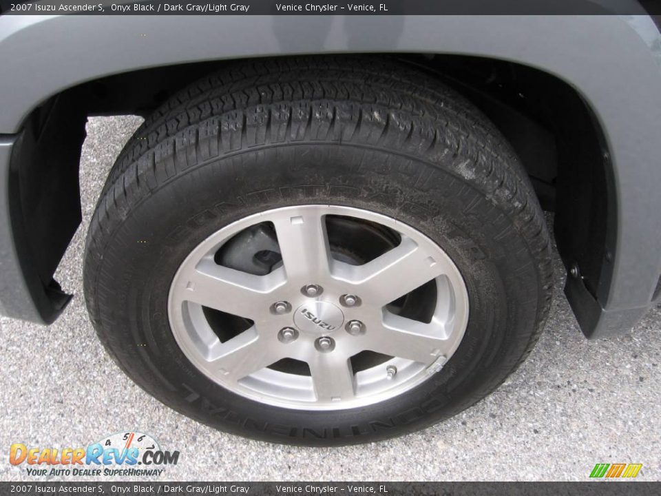 2007 Isuzu Ascender S Onyx Black / Dark Gray/Light Gray Photo #26