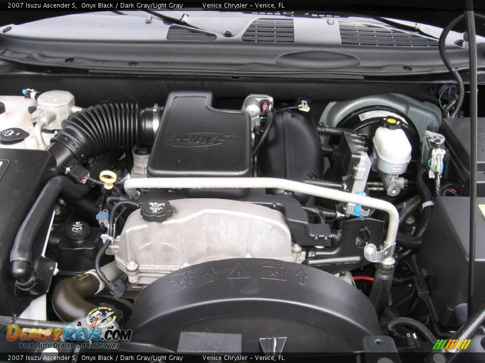 2007 Isuzu Ascender S Onyx Black / Dark Gray/Light Gray Photo #30