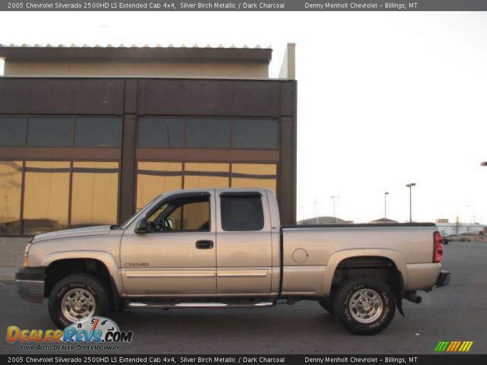 2005 Chevrolet Silverado 2500HD LS Extended Cab 4x4 Silver Birch Metallic / Dark Charcoal Photo #1