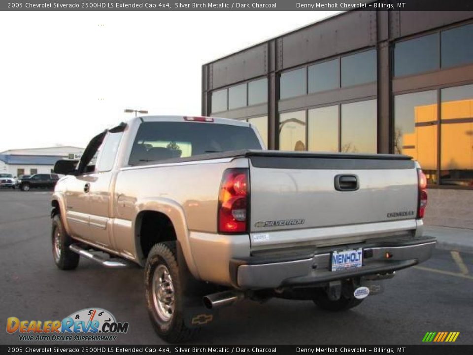 2005 Chevrolet Silverado 2500HD LS Extended Cab 4x4 Silver Birch Metallic / Dark Charcoal Photo #6