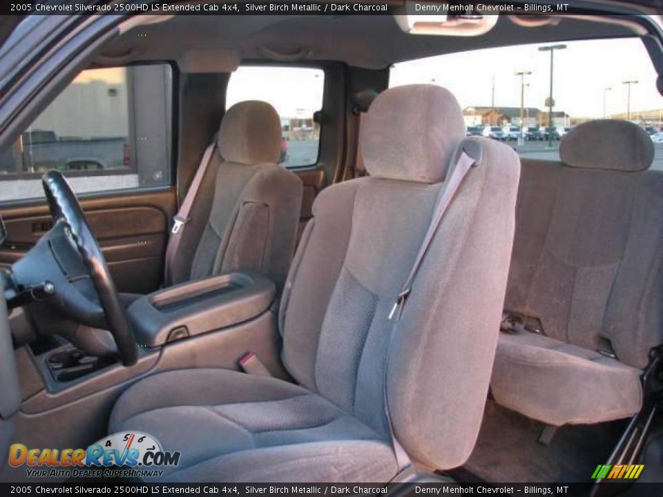 2005 Chevrolet Silverado 2500HD LS Extended Cab 4x4 Silver Birch Metallic / Dark Charcoal Photo #9