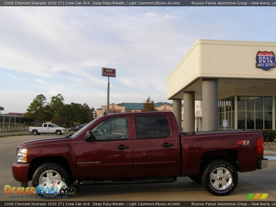 2008 Chevrolet Silverado 1500 Z71 Crew Cab 4x4 Deep Ruby Metallic / Light Cashmere/Ebony Accents Photo #2