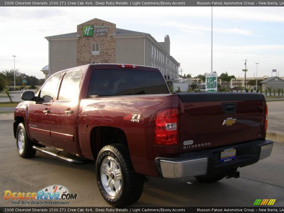 2008 Chevrolet Silverado 1500 Z71 Crew Cab 4x4 Deep Ruby Metallic / Light Cashmere/Ebony Accents Photo #3