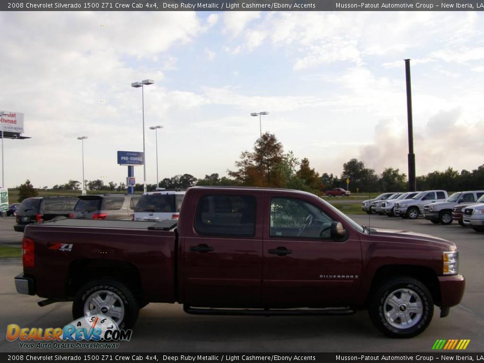 2008 Chevrolet Silverado 1500 Z71 Crew Cab 4x4 Deep Ruby Metallic / Light Cashmere/Ebony Accents Photo #6