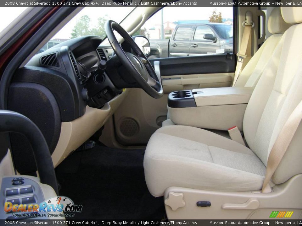 2008 Chevrolet Silverado 1500 Z71 Crew Cab 4x4 Deep Ruby Metallic / Light Cashmere/Ebony Accents Photo #9