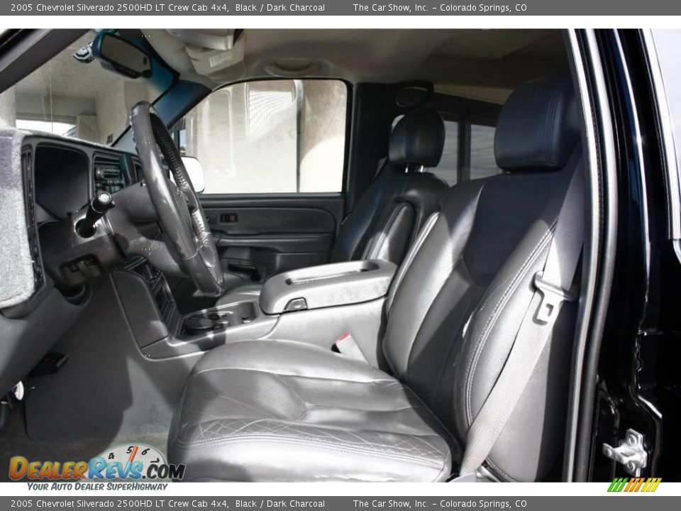 2005 Chevrolet Silverado 2500HD LT Crew Cab 4x4 Black / Dark Charcoal Photo #5