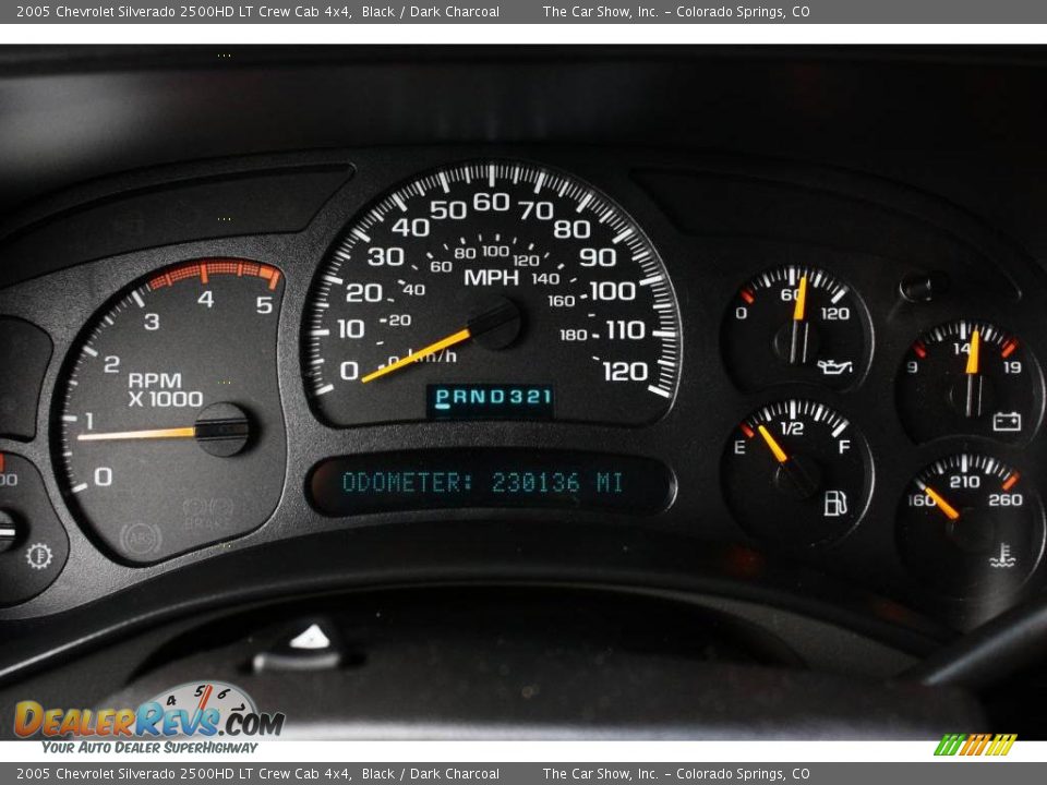 2005 Chevrolet Silverado 2500HD LT Crew Cab 4x4 Black / Dark Charcoal Photo #8