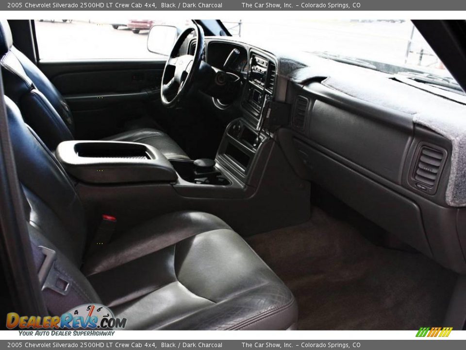 2005 Chevrolet Silverado 2500HD LT Crew Cab 4x4 Black / Dark Charcoal Photo #10