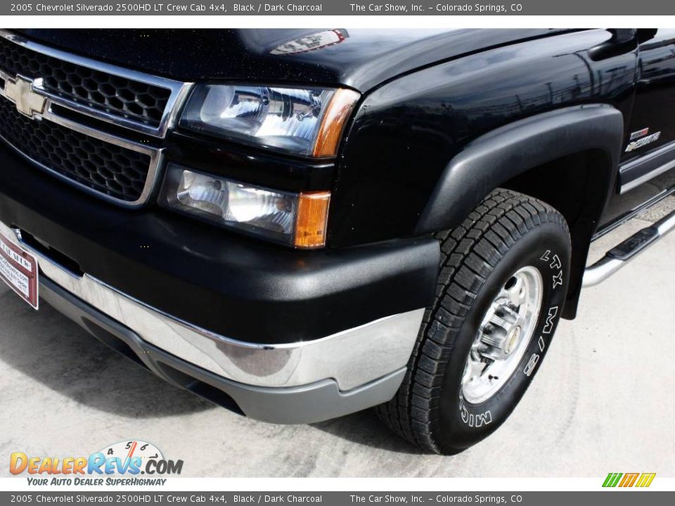 2005 Chevrolet Silverado 2500HD LT Crew Cab 4x4 Black / Dark Charcoal Photo #19