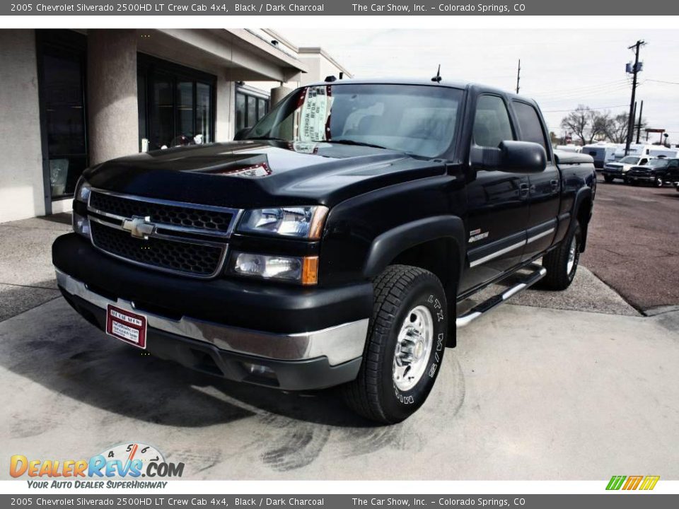 2005 Chevrolet Silverado 2500HD LT Crew Cab 4x4 Black / Dark Charcoal Photo #21