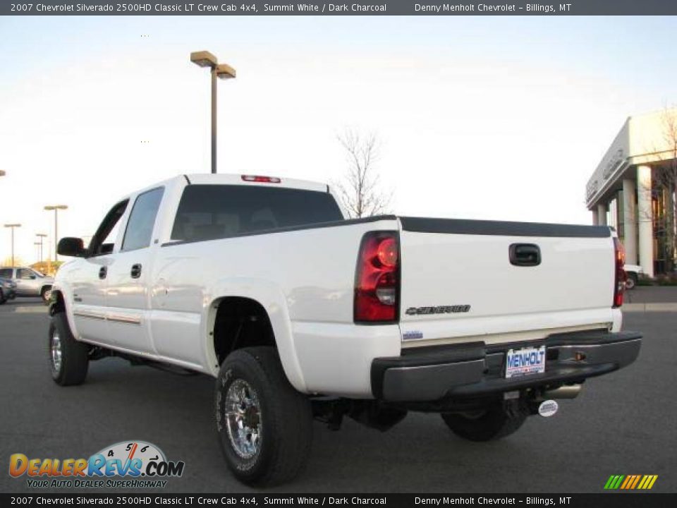 2007 Chevrolet Silverado 2500HD Classic LT Crew Cab 4x4 Summit White / Dark Charcoal Photo #6