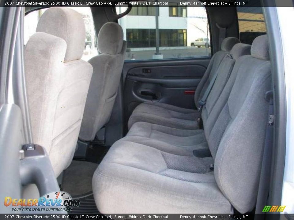 2007 Chevrolet Silverado 2500HD Classic LT Crew Cab 4x4 Summit White / Dark Charcoal Photo #9