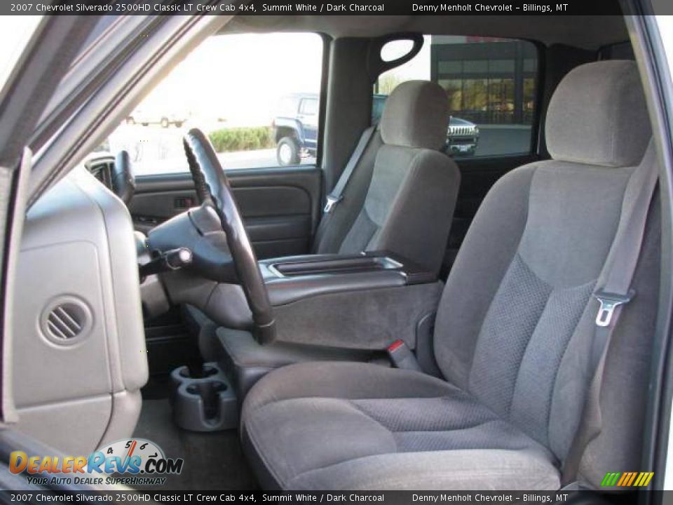 2007 Chevrolet Silverado 2500HD Classic LT Crew Cab 4x4 Summit White / Dark Charcoal Photo #10