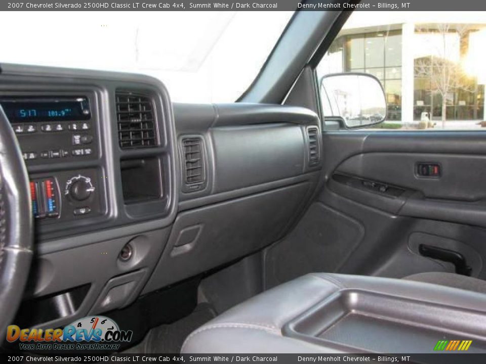 2007 Chevrolet Silverado 2500HD Classic LT Crew Cab 4x4 Summit White / Dark Charcoal Photo #12