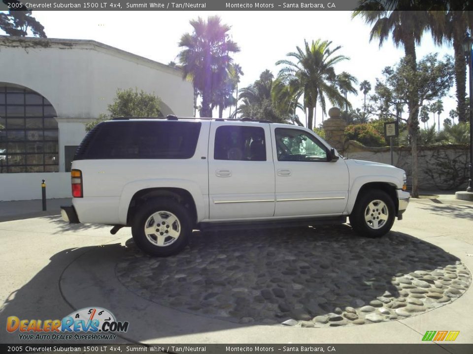 2005 Chevrolet Suburban 1500 LT 4x4 Summit White / Tan/Neutral Photo #6