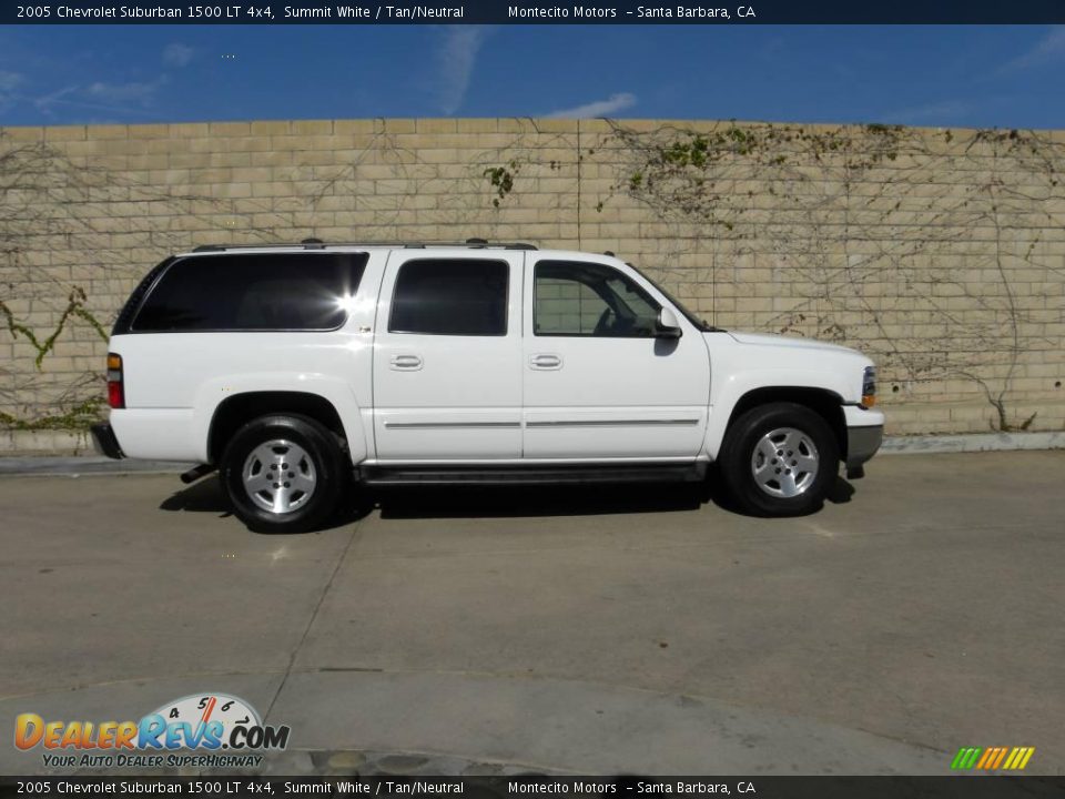 2005 Chevrolet Suburban 1500 LT 4x4 Summit White / Tan/Neutral Photo #7