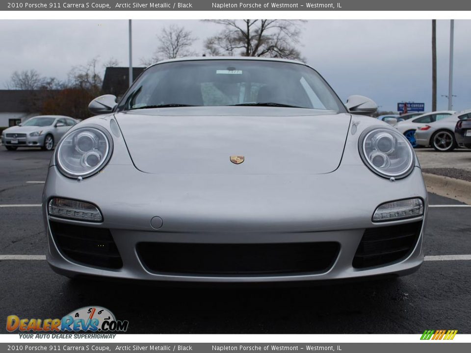2010 Porsche 911 Carrera S Coupe Arctic Silver Metallic / Black Photo #2
