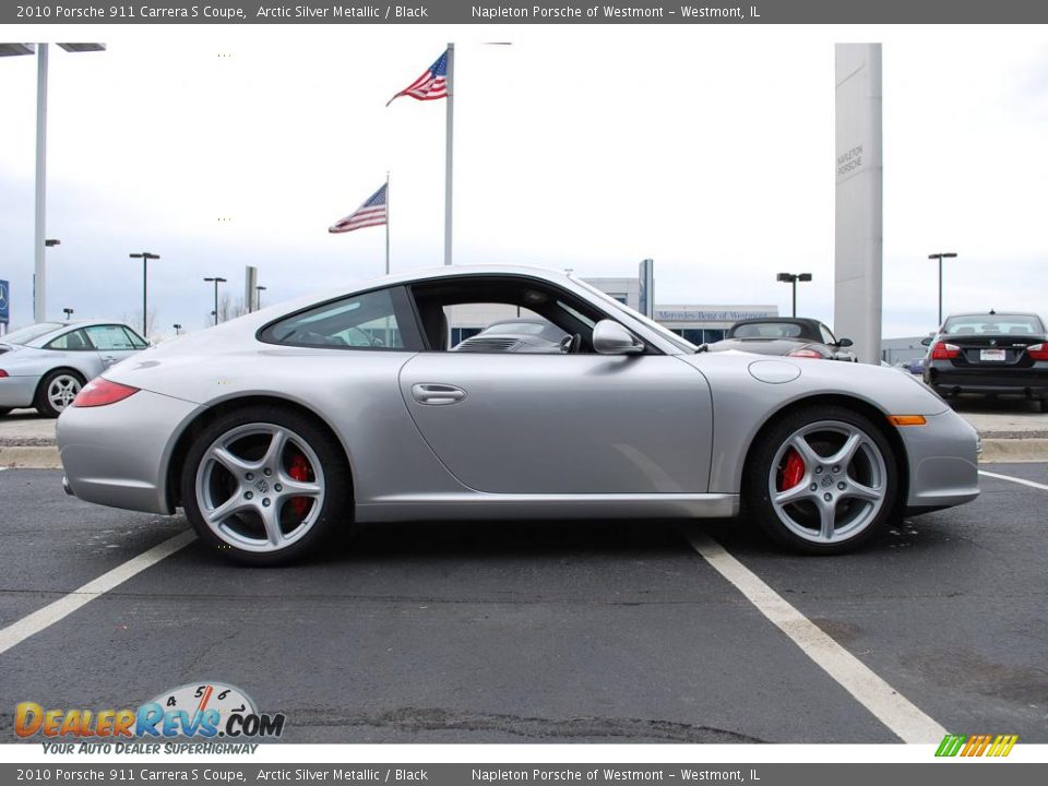 2010 Porsche 911 Carrera S Coupe Arctic Silver Metallic / Black Photo #4