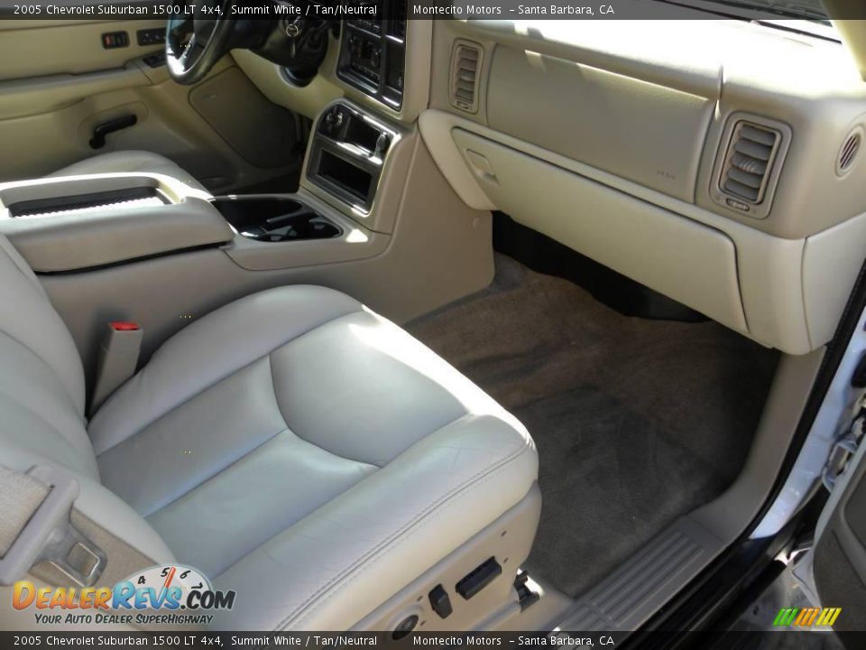 2005 Chevrolet Suburban 1500 LT 4x4 Summit White / Tan/Neutral Photo #14