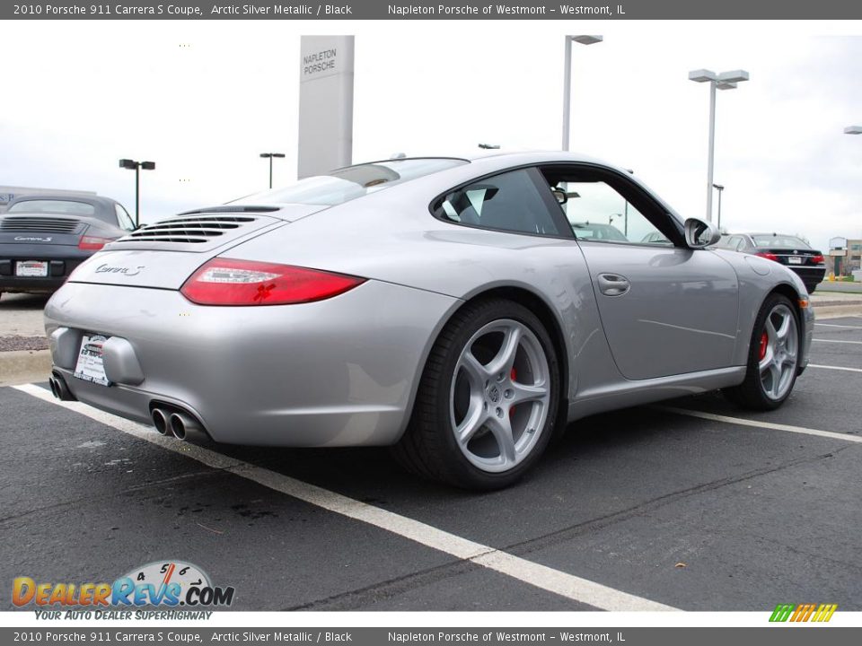 2010 Porsche 911 Carrera S Coupe Arctic Silver Metallic / Black Photo #5