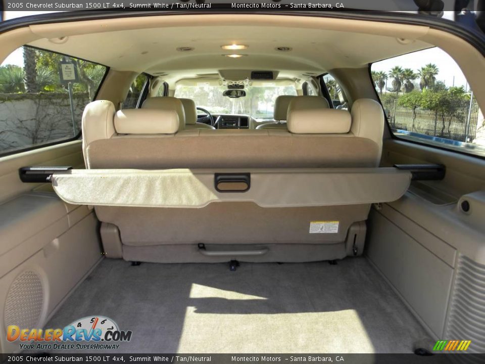 2005 Chevrolet Suburban 1500 LT 4x4 Summit White / Tan/Neutral Photo #16