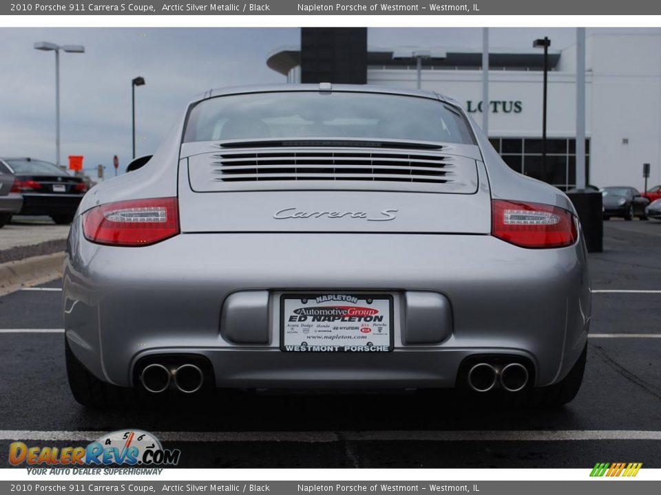 2010 Porsche 911 Carrera S Coupe Arctic Silver Metallic / Black Photo #6