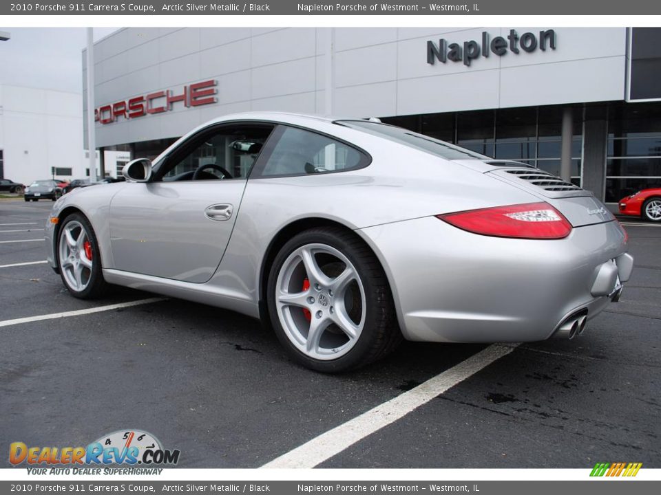 2010 Porsche 911 Carrera S Coupe Arctic Silver Metallic / Black Photo #7