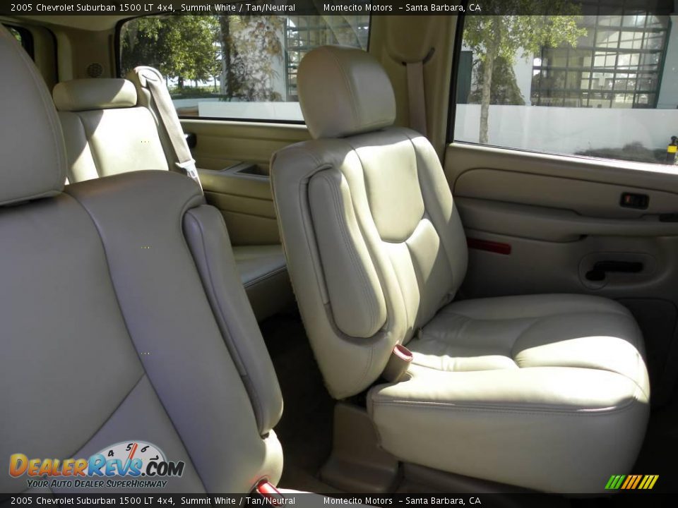 2005 Chevrolet Suburban 1500 LT 4x4 Summit White / Tan/Neutral Photo #18