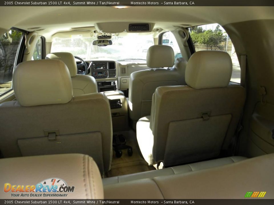2005 Chevrolet Suburban 1500 LT 4x4 Summit White / Tan/Neutral Photo #19
