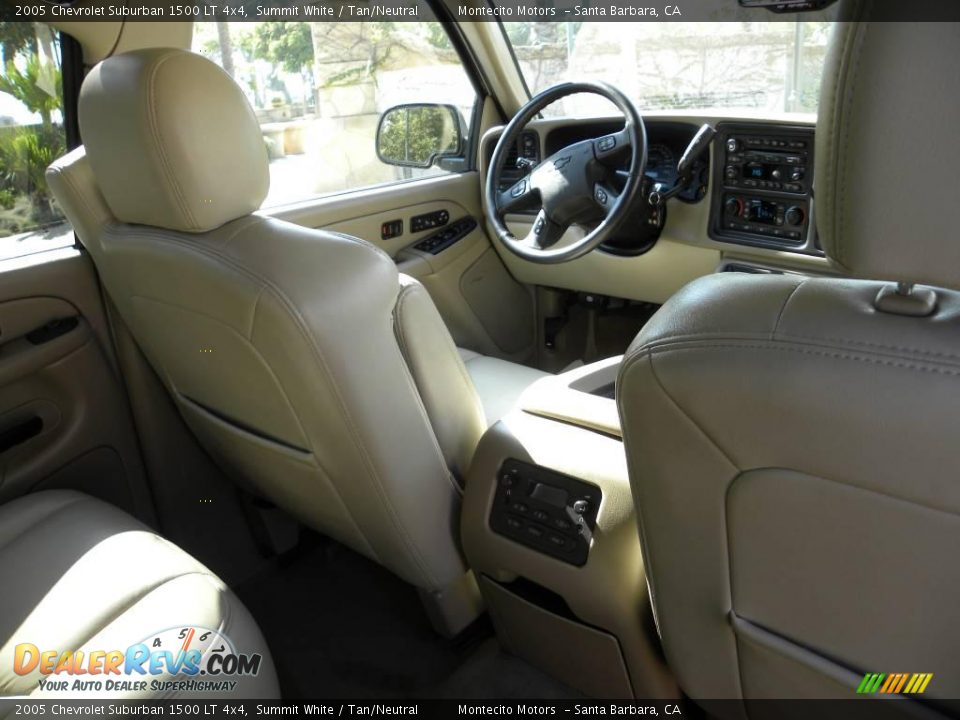 2005 Chevrolet Suburban 1500 LT 4x4 Summit White / Tan/Neutral Photo #23