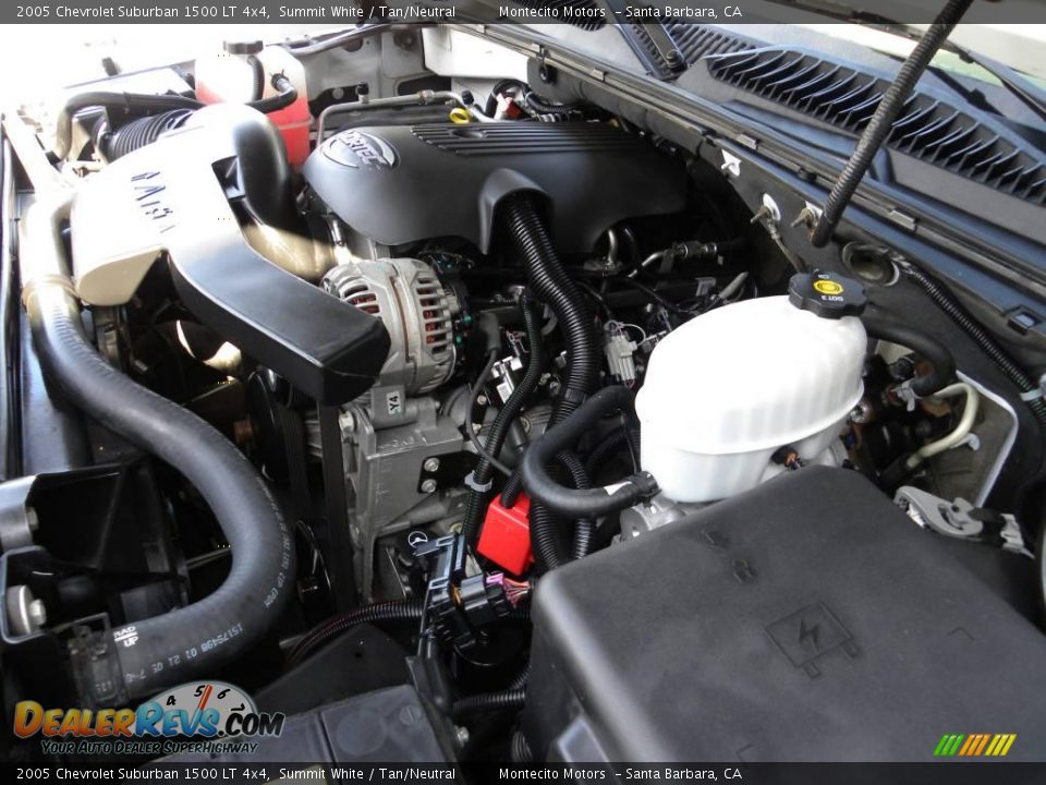 2005 Chevrolet Suburban 1500 LT 4x4 Summit White / Tan/Neutral Photo #25