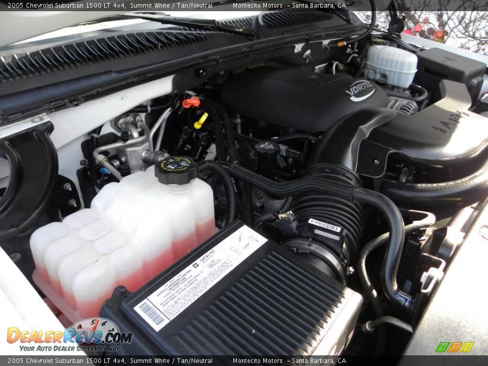 2005 Chevrolet Suburban 1500 LT 4x4 Summit White / Tan/Neutral Photo #28