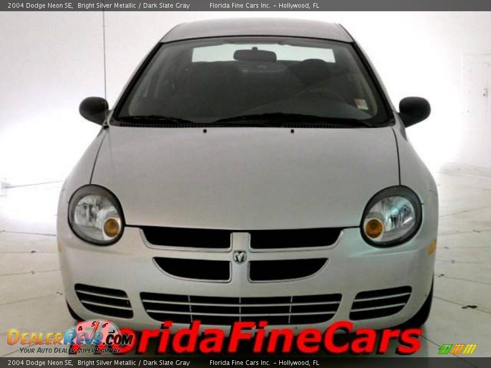 2004 Dodge Neon SE Bright Silver Metallic / Dark Slate Gray Photo #5