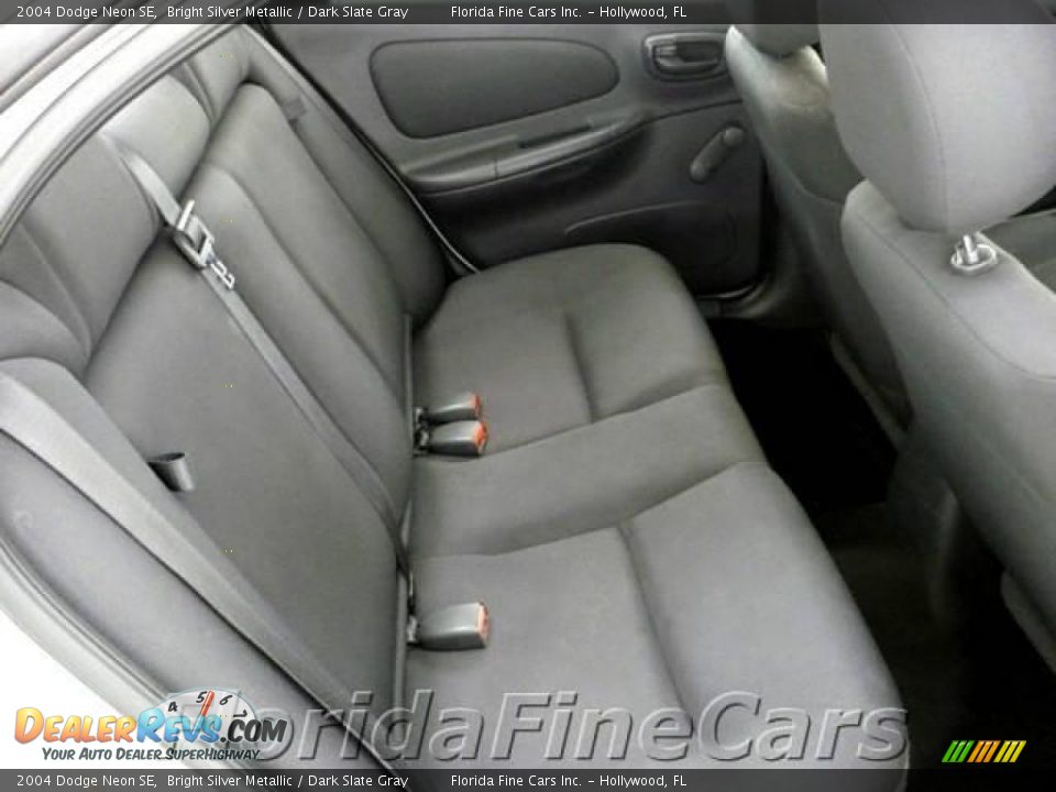 2004 Dodge Neon SE Bright Silver Metallic / Dark Slate Gray Photo #14
