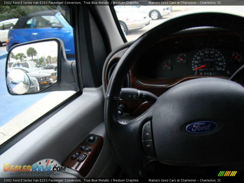 2002 Ford E Series Van E150 Passenger Conversion True Blue Metallic / Medium Graphite Photo #20