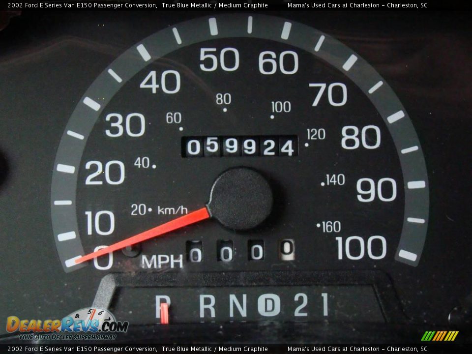 2002 Ford E Series Van E150 Passenger Conversion True Blue Metallic / Medium Graphite Photo #21