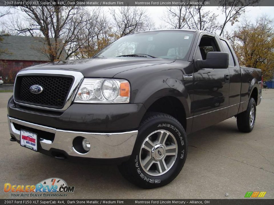 2007 Ford F150 XLT SuperCab 4x4 Dark Stone Metallic / Medium Flint Photo #1