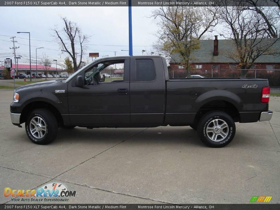 2007 Ford F150 XLT SuperCab 4x4 Dark Stone Metallic / Medium Flint Photo #2