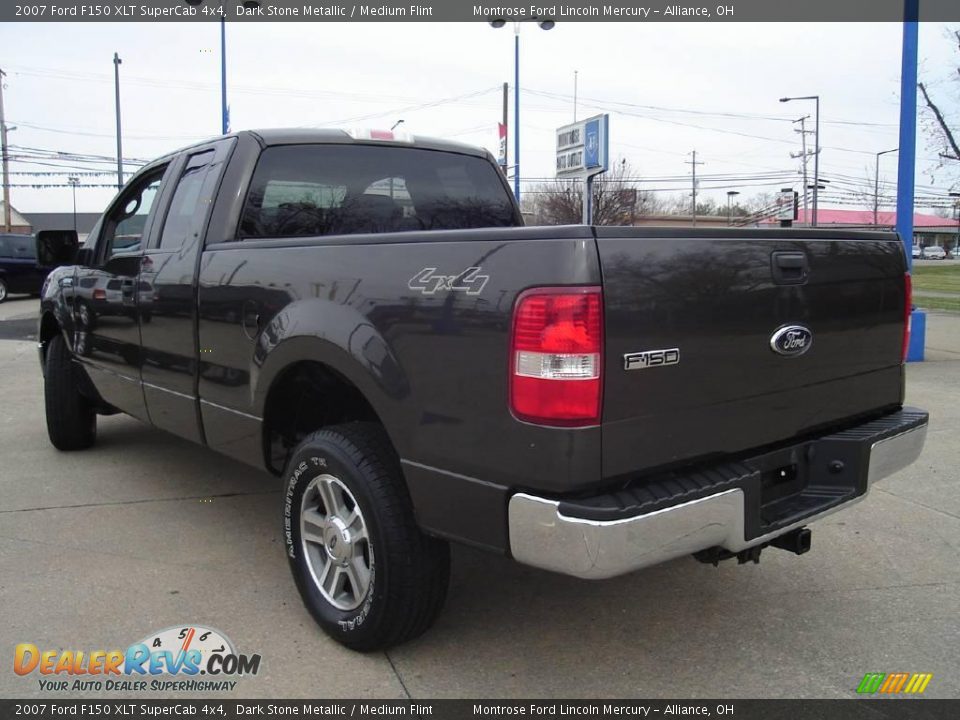 2007 Ford F150 XLT SuperCab 4x4 Dark Stone Metallic / Medium Flint Photo #3