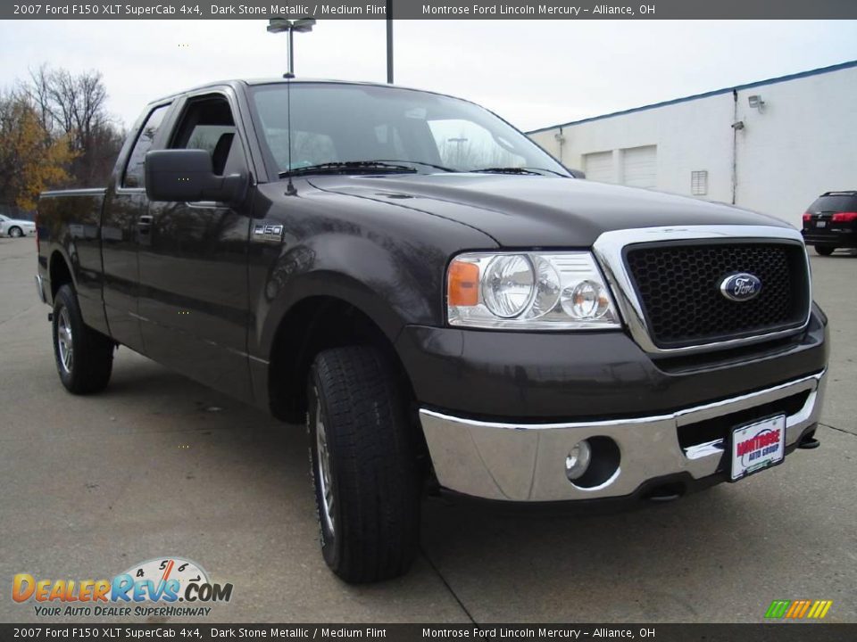 2007 Ford F150 XLT SuperCab 4x4 Dark Stone Metallic / Medium Flint Photo #7