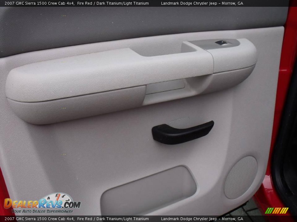2007 GMC Sierra 1500 Crew Cab 4x4 Fire Red / Dark Titanium/Light Titanium Photo #14