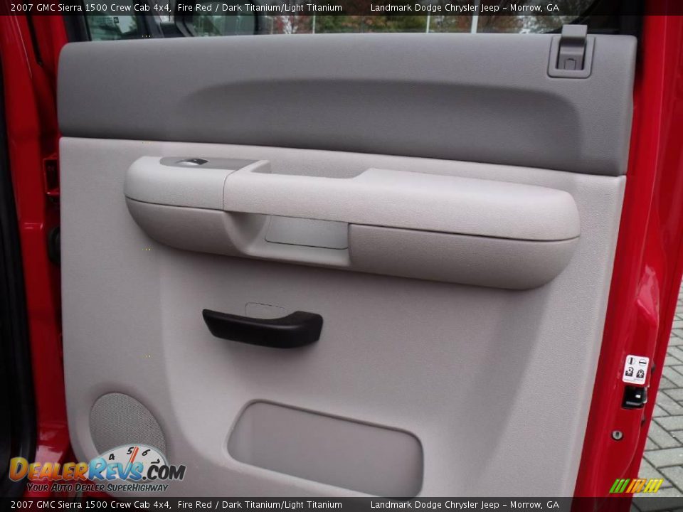 2007 GMC Sierra 1500 Crew Cab 4x4 Fire Red / Dark Titanium/Light Titanium Photo #20