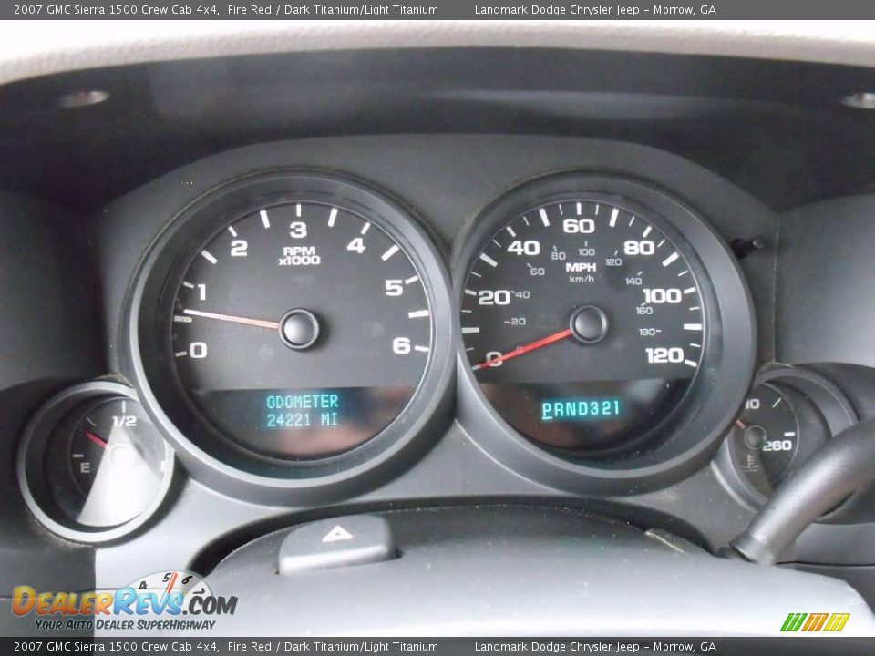 2007 GMC Sierra 1500 Crew Cab 4x4 Fire Red / Dark Titanium/Light Titanium Photo #26