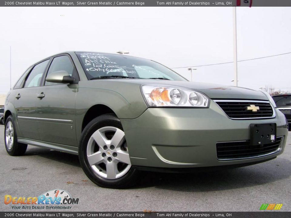 2006 Chevrolet Malibu Maxx LT Wagon Silver Green Metallic / Cashmere Beige Photo #1
