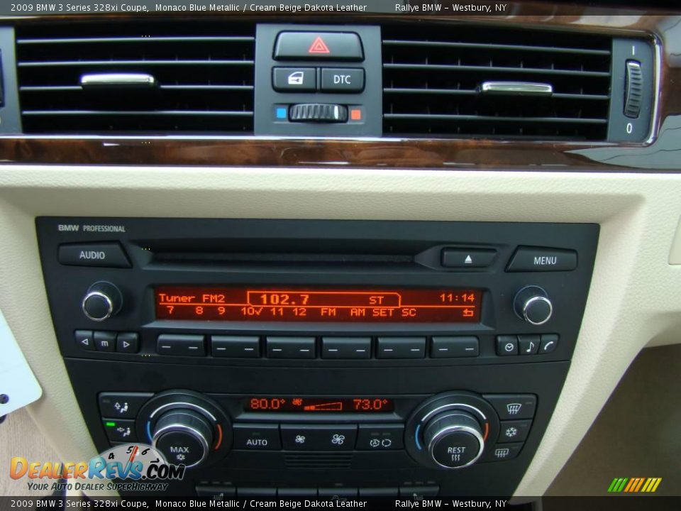 2009 BMW 3 Series 328xi Coupe Monaco Blue Metallic / Cream Beige Dakota Leather Photo #12